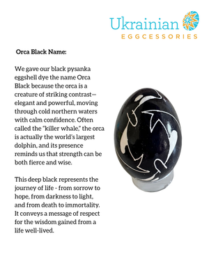 #04 Orca Black Pysanka Dye