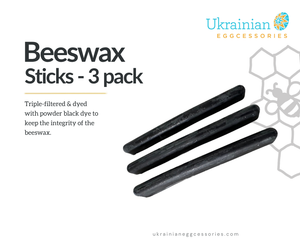 Beeswax Sticks - Black - 3 pack