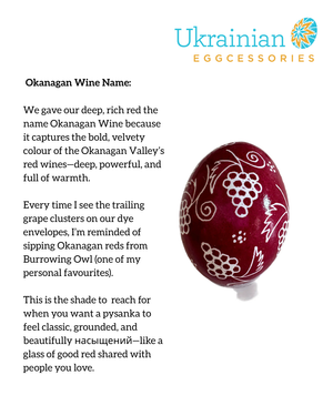 #05 Okanagan Wine Pysanka Dye