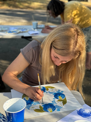 #20. Petrikivka Painting With a Cat Fur Brush - Sofiya Ohorodnyk - Wedneday July 22nd - 7:00pm-9:00pm