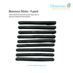 Beeswax Sticks - Black - 9 pack
