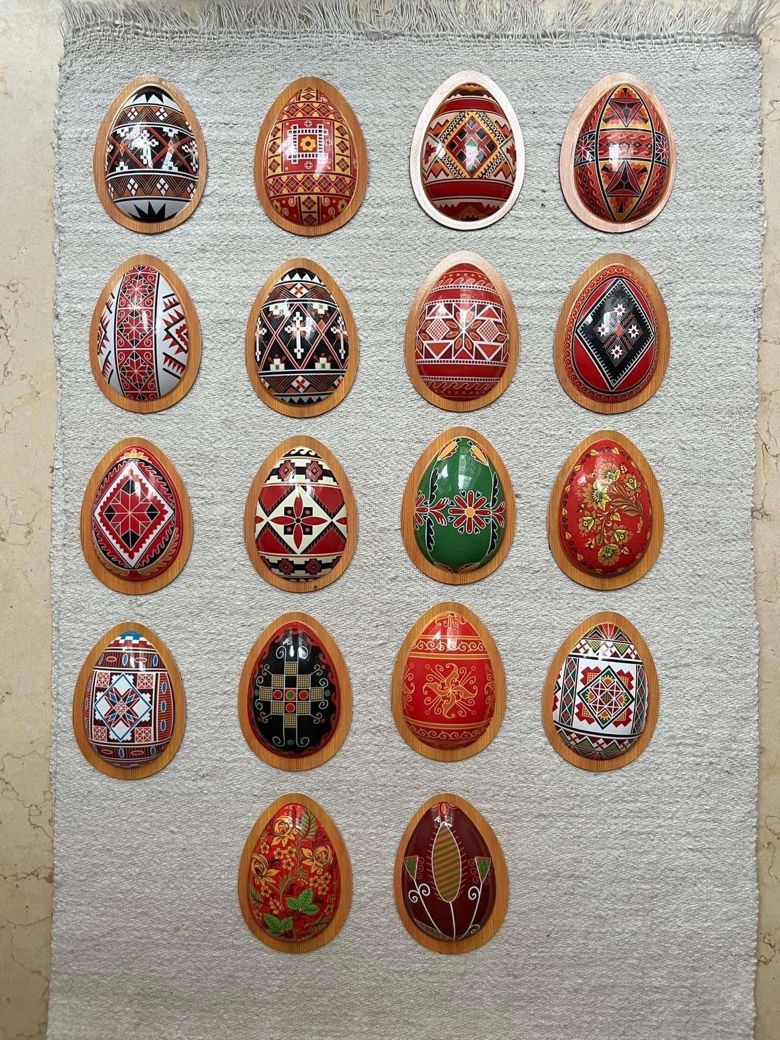 Pysanky Magnets - variety