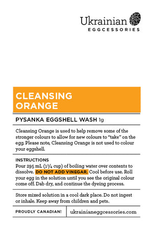 Cleansing Orange Eggshell Wash