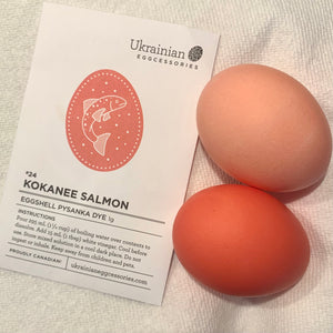 #24 Kokanee Salmon Pysanka Dye