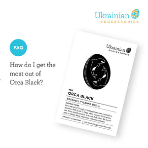 #04 Orca Black Pysanka Dye