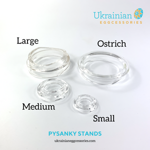 Acrylic Round Egg Stand - Small 10pcs
