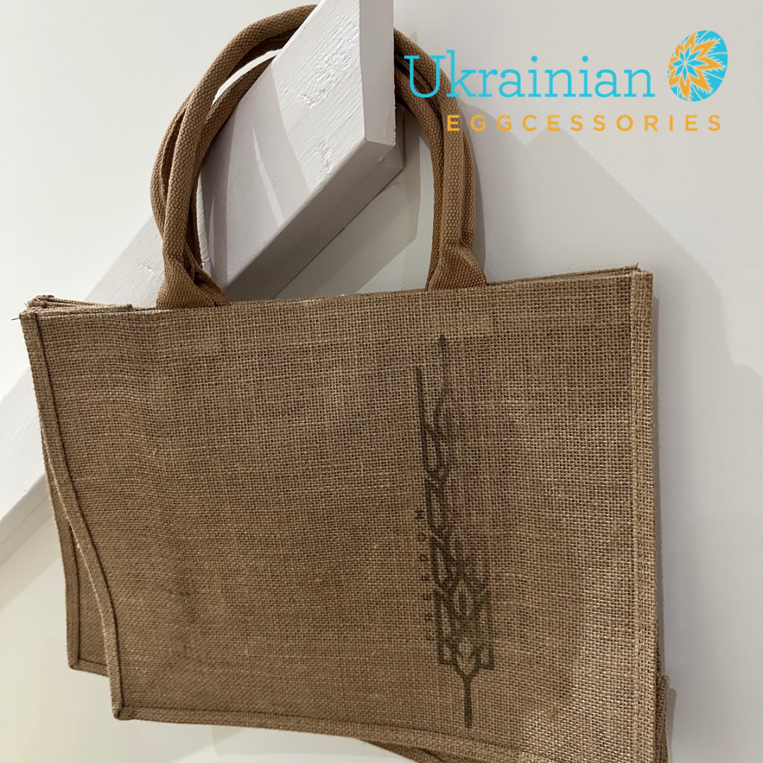 Freedom Ukraine Jute Tote - 1