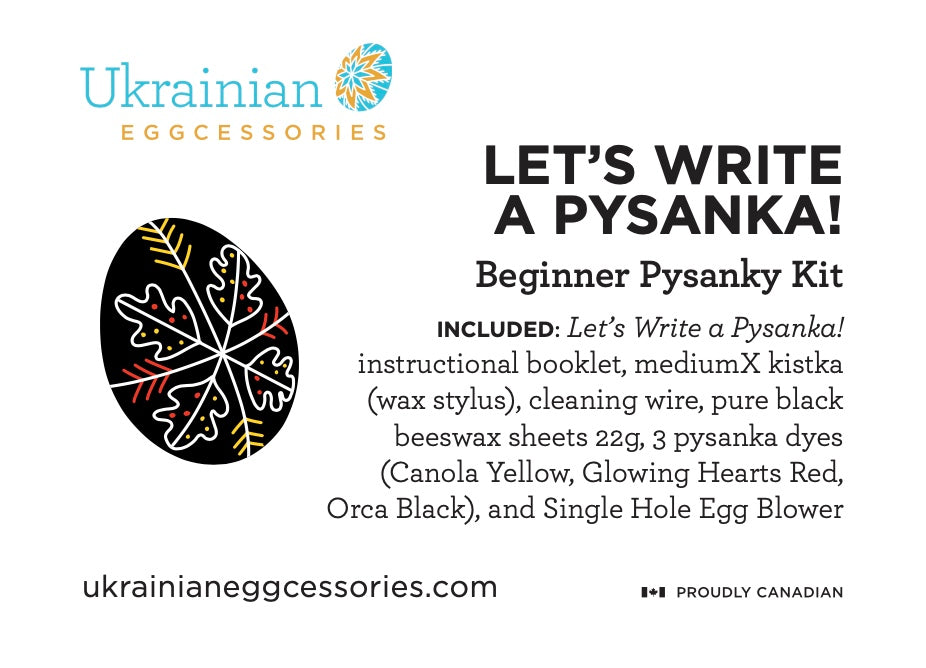 Let's Write A Pysanka Kit