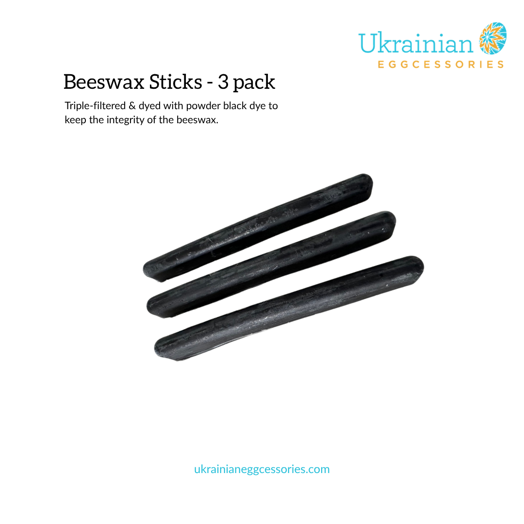 Beeswax Sticks - Black - 3 pack