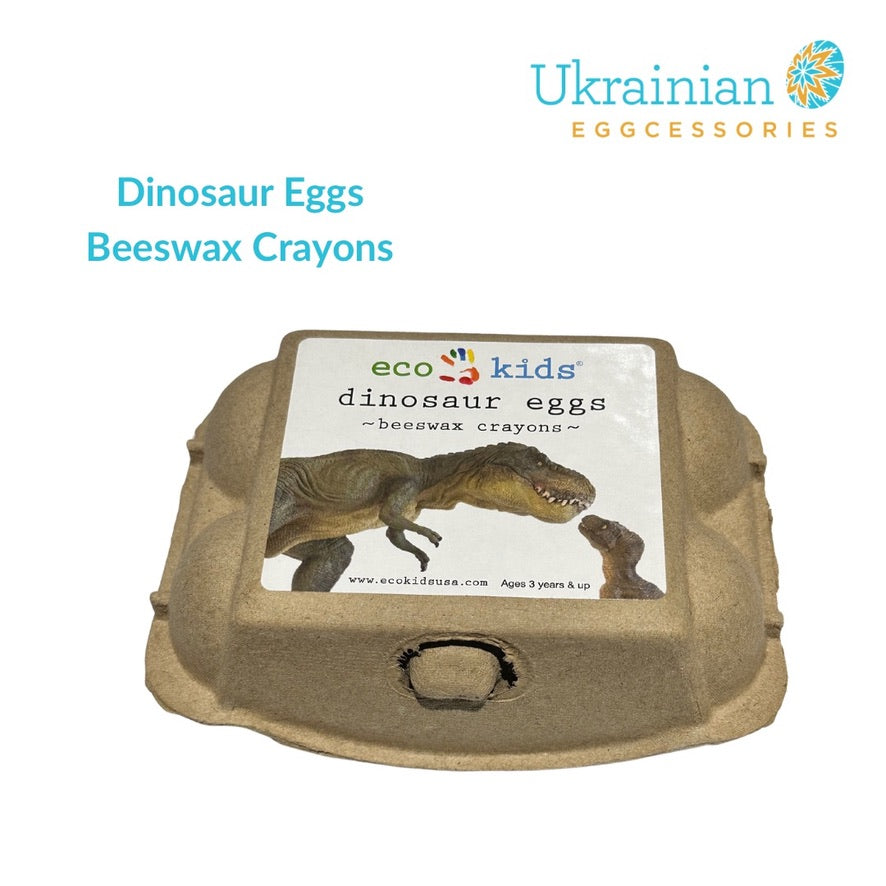 Dinosaur Egg Crayons
