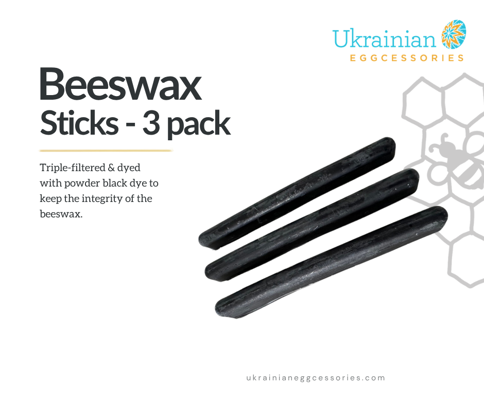 Beeswax Sticks - Black - 3 pack