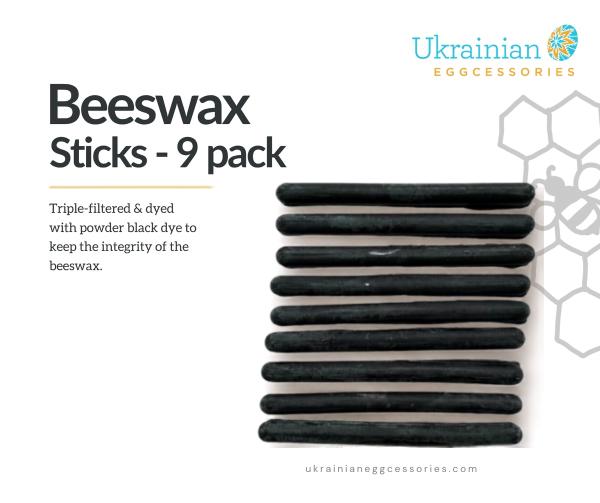 Beeswax Sticks - Black - 9 pack