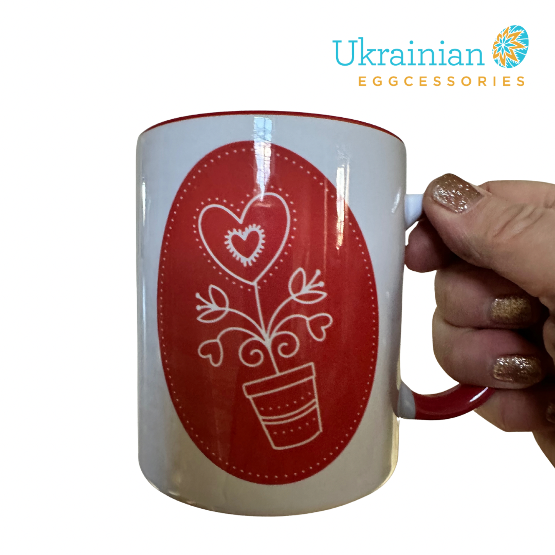 Glowing Hearts Mug 11oz