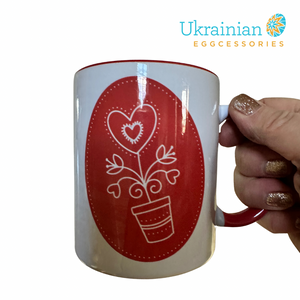 Glowing Hearts Mug 11oz