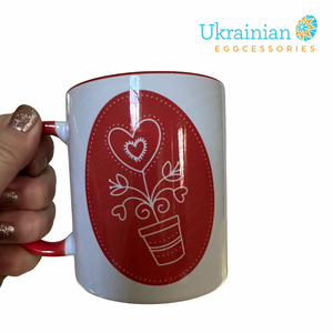 Glowing Hearts Mug 11oz