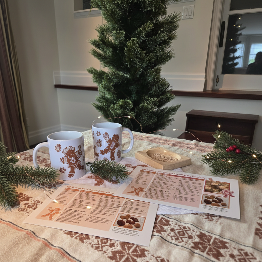 Gingerbread Mugs Gift Set