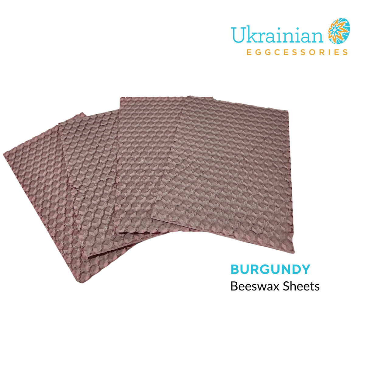 Beeswax Sheets - Burgundy