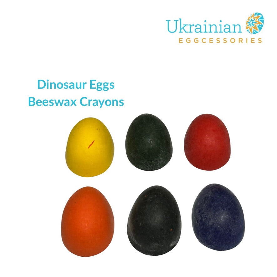 Dinosaur Egg Crayons