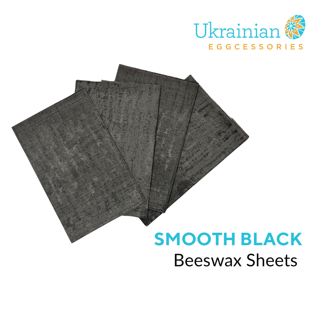 Beeswax Sheets - Black Smooth