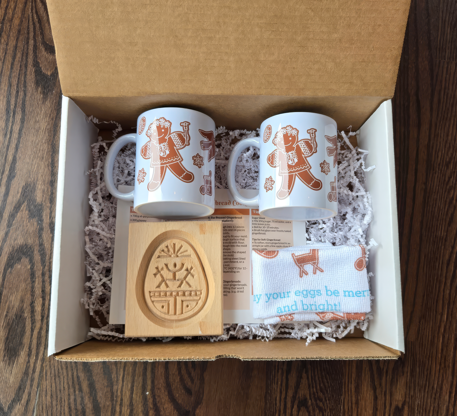 Gingerbread Mugs Gift Set