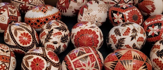 #21 - Rivnenshchyna Reverie: Red & Black Pysanky - Irene Chewchuk - Thursday July 23rd - 10:00am to 12:00pm