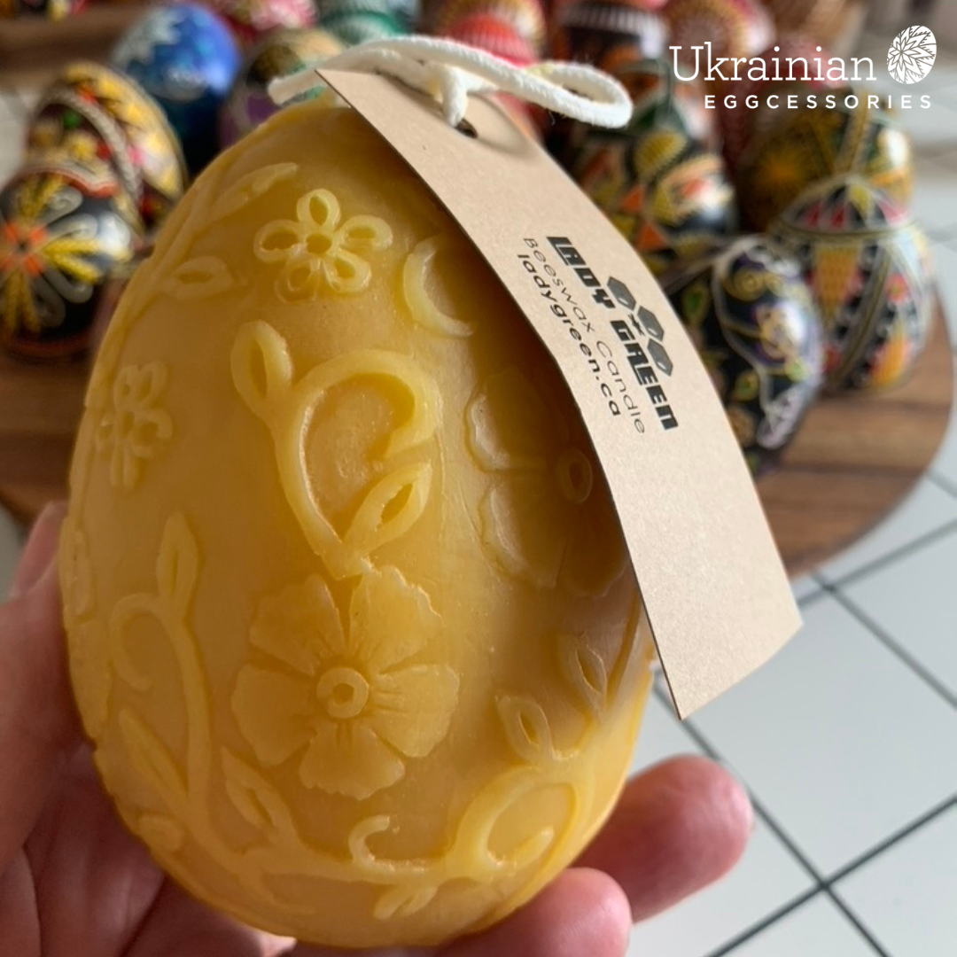 Beeswax Candle - Egg