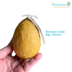 Beeswax Candle - Egg