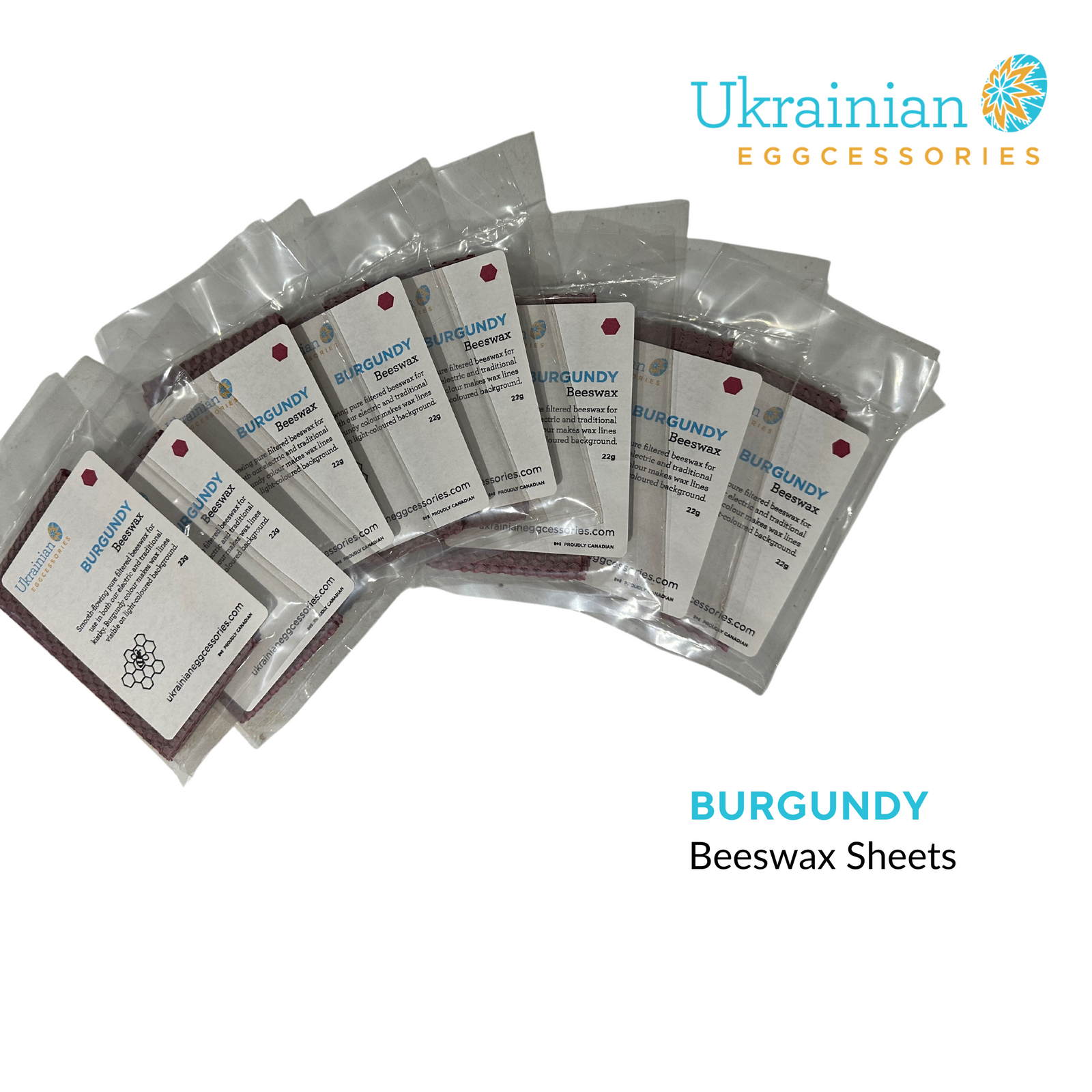 Beeswax Sheets - Burgundy