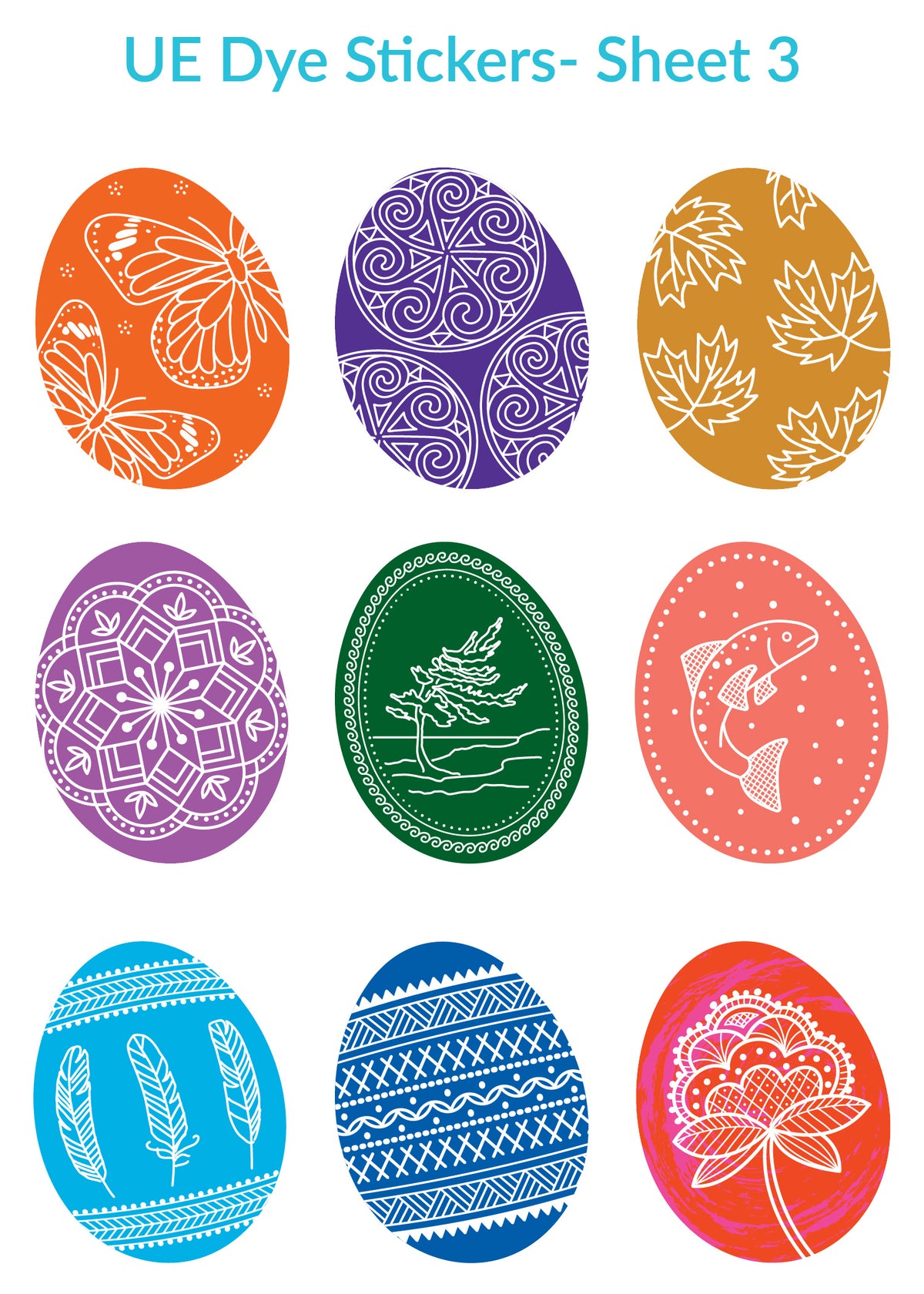UE Dye Stickers