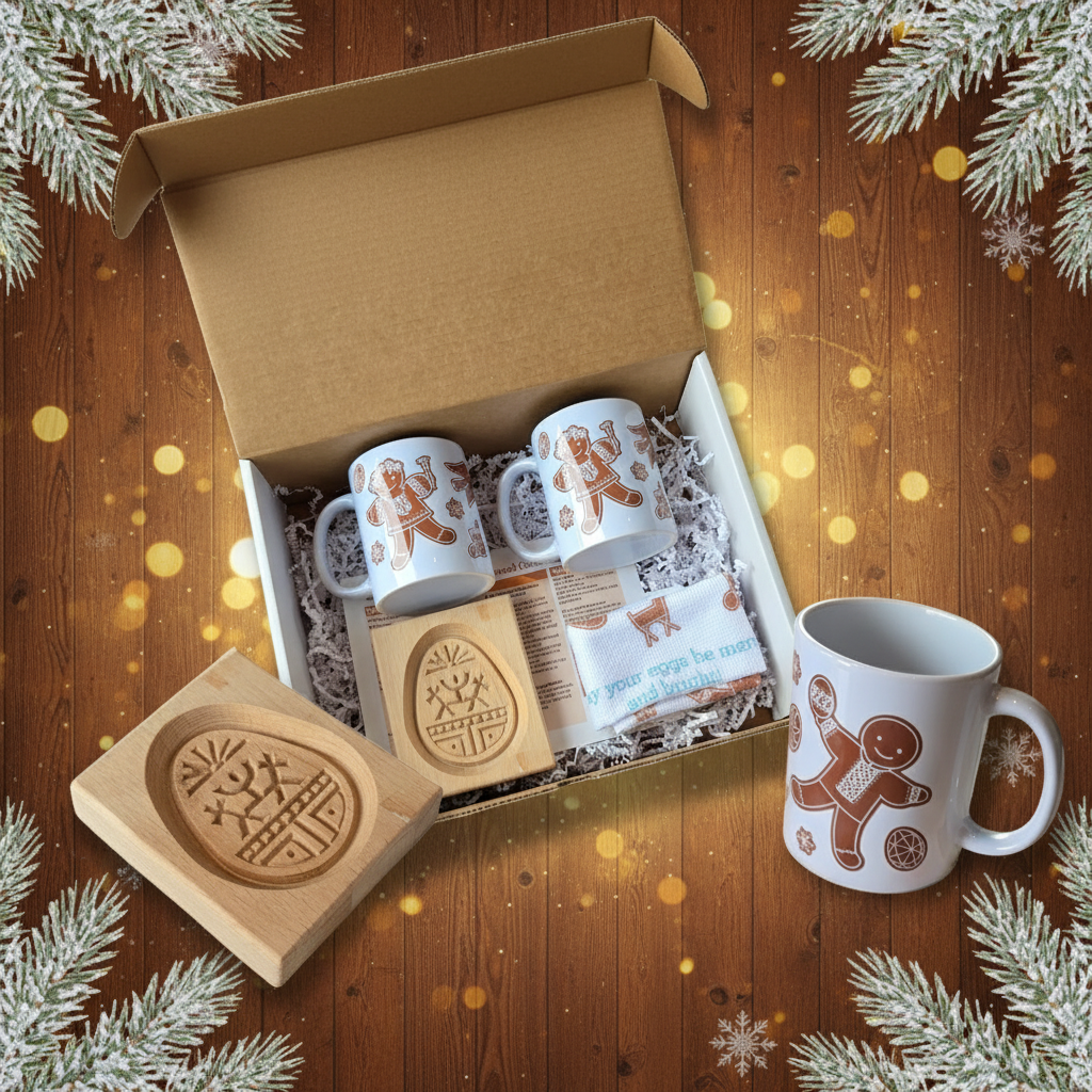 Gingerbread Mugs Gift Set