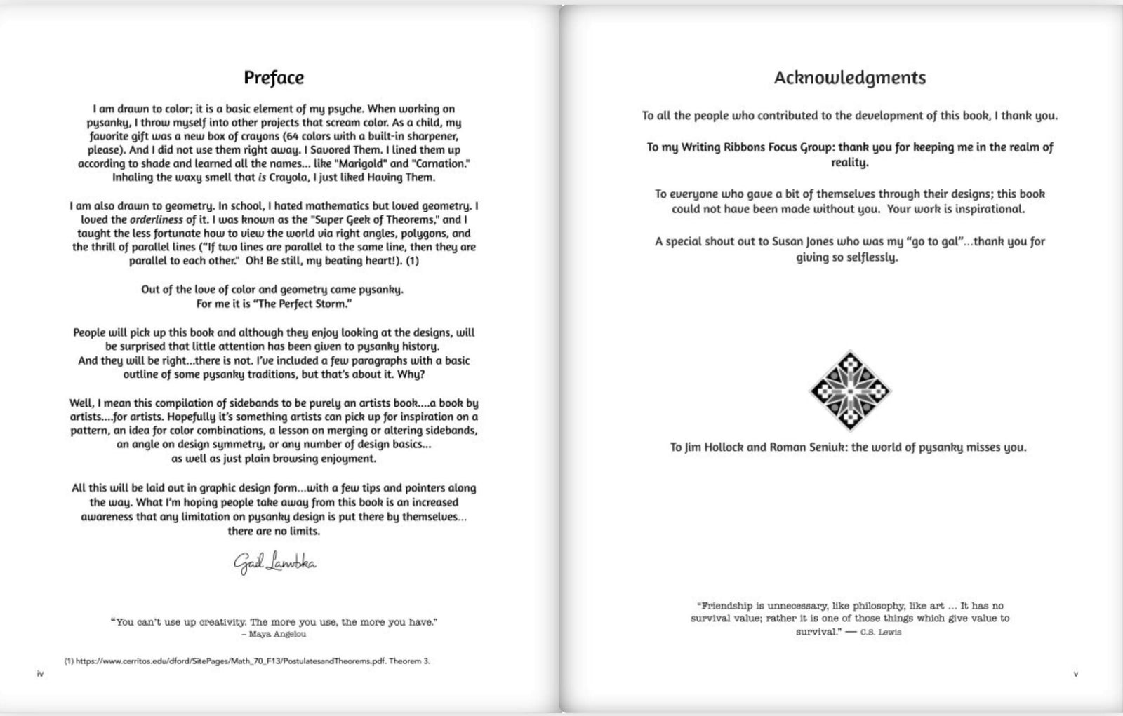 Writing Ribbons - Gail Lambka