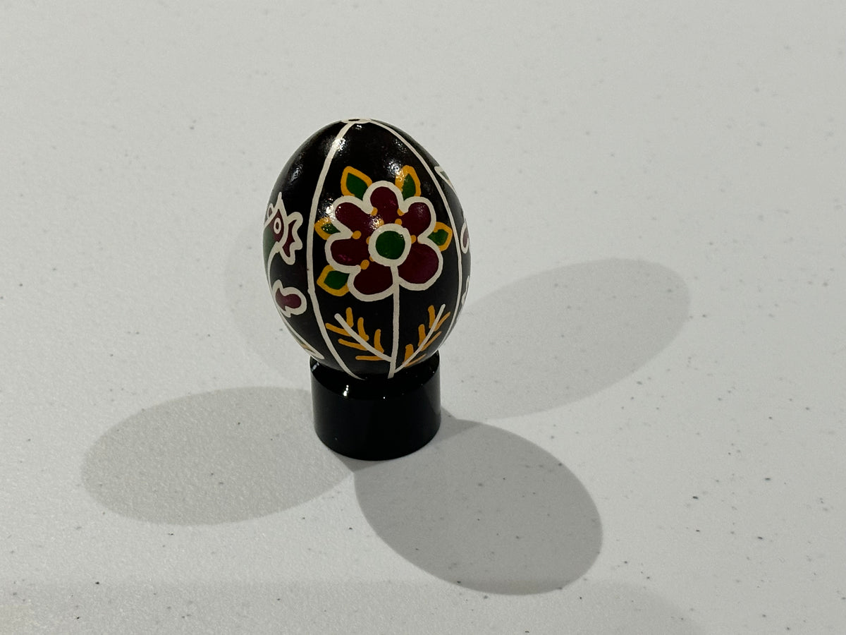 Pysanka Stand - Black Acrylic - Small