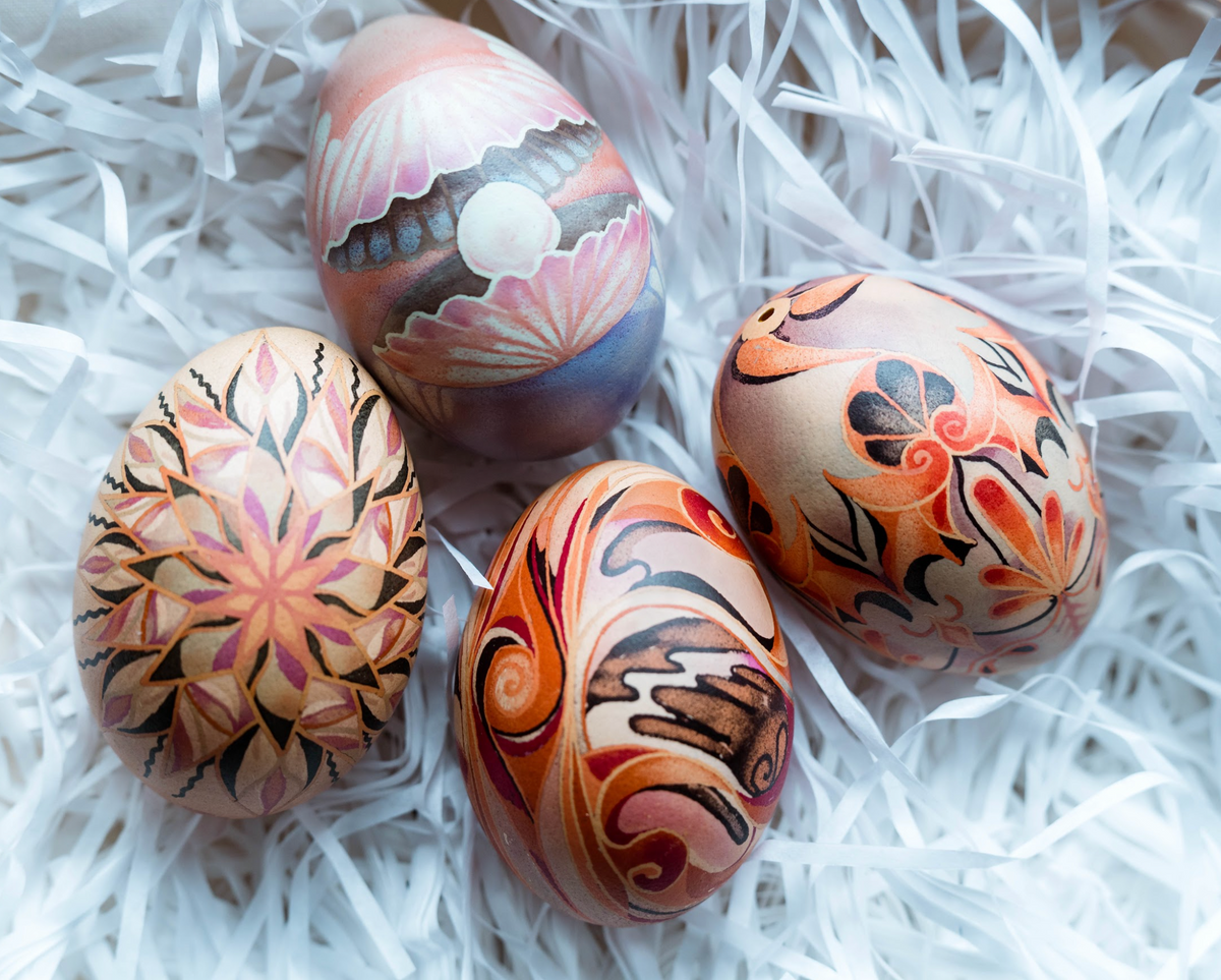 #31. Exploring Color and Depth: Advanced Dye Techniques in Pysanky - Jenny Santa Maria - Thursday July 23rd - 7:00PM to 9:00PM