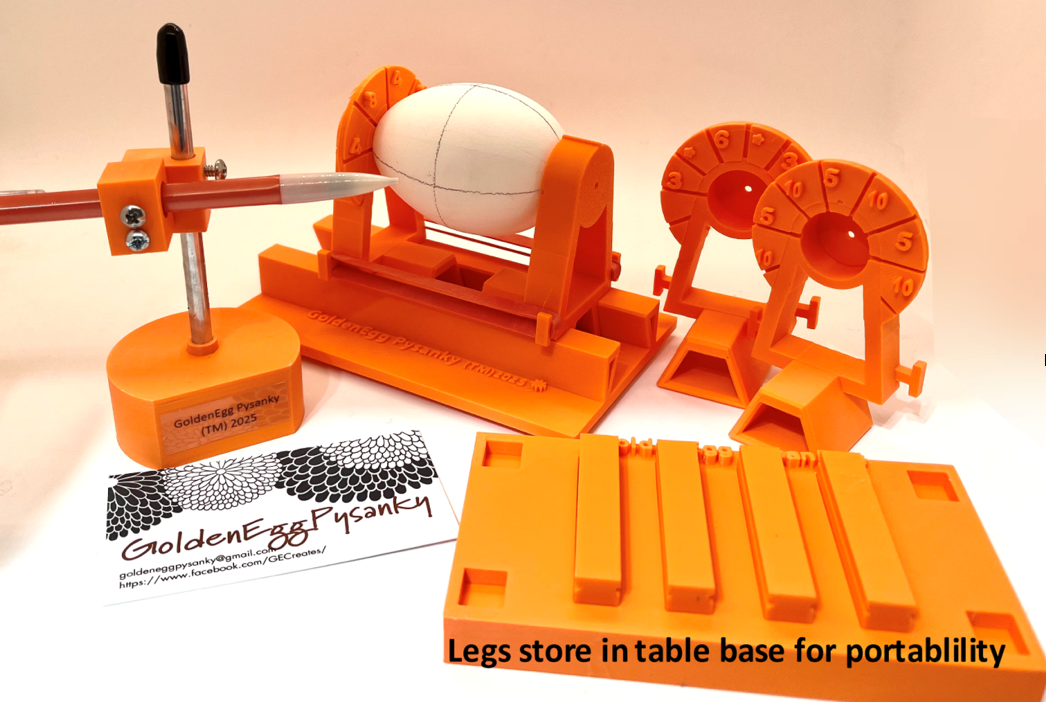 The Little Orange Lathe with Table and Scriber