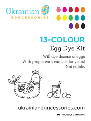 Dye Kits - 13 Colour Egg Dye Kit