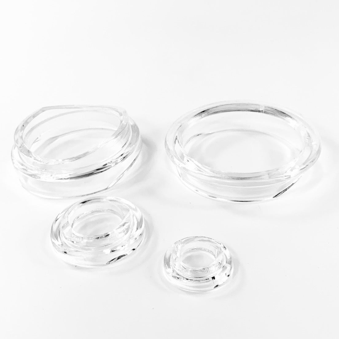Acrylic Round Egg Stand - Small 10pcs