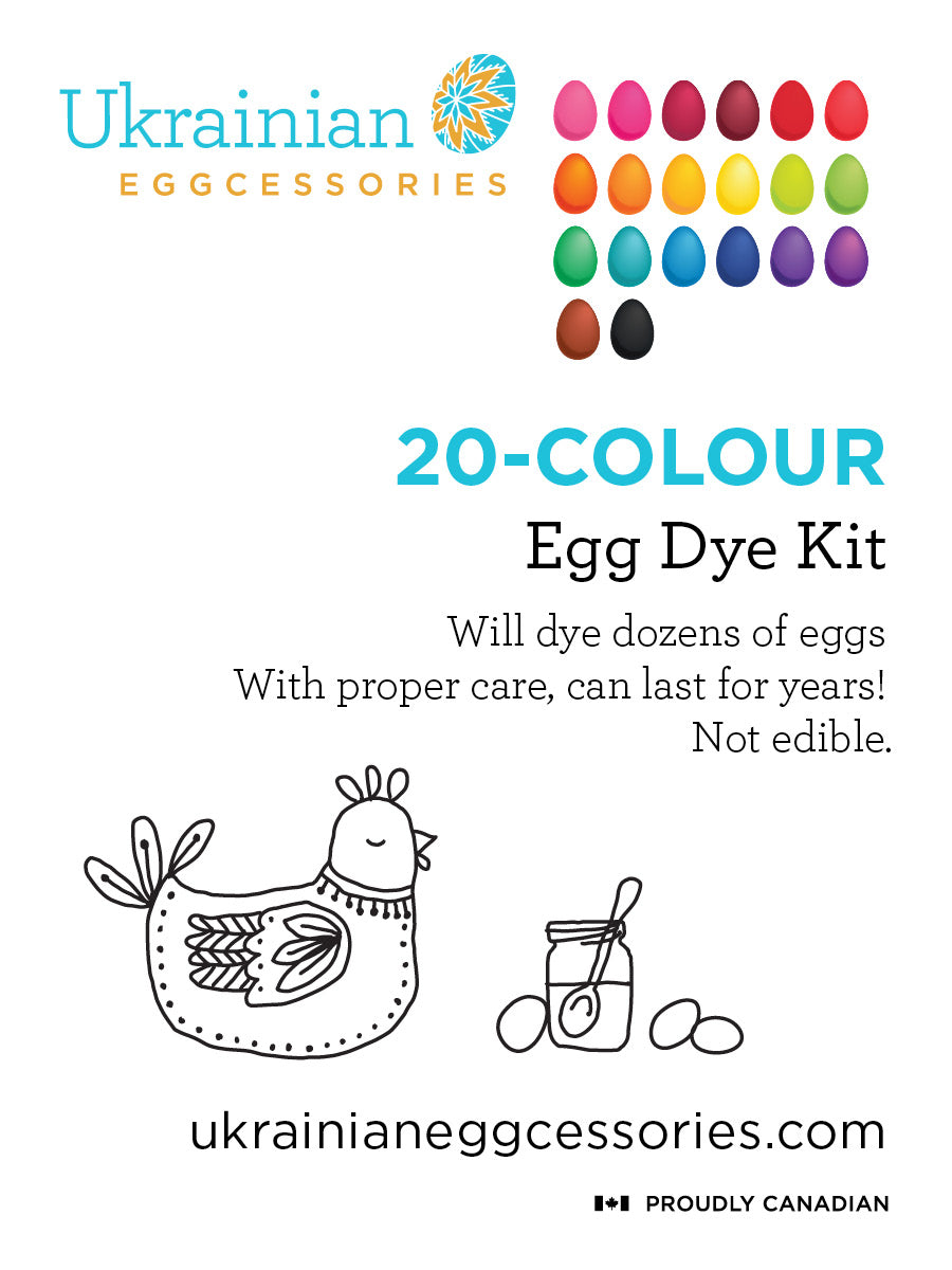 Dye Kits - 20-Colour Egg Dye Kit