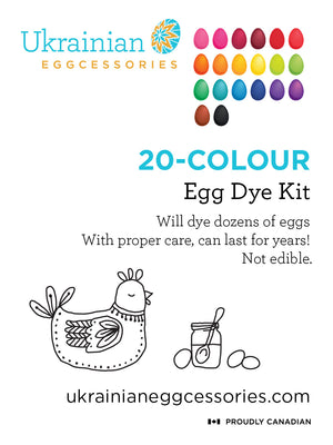 Dye Kits - 20-Colour Egg Dye Kit