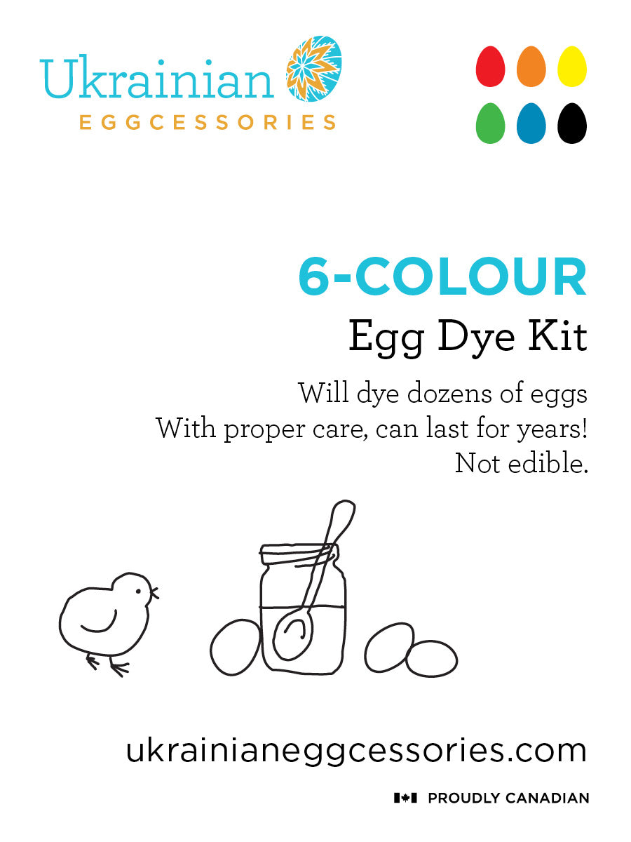 Dye Kits - 6-Colour Egg Dye Kit