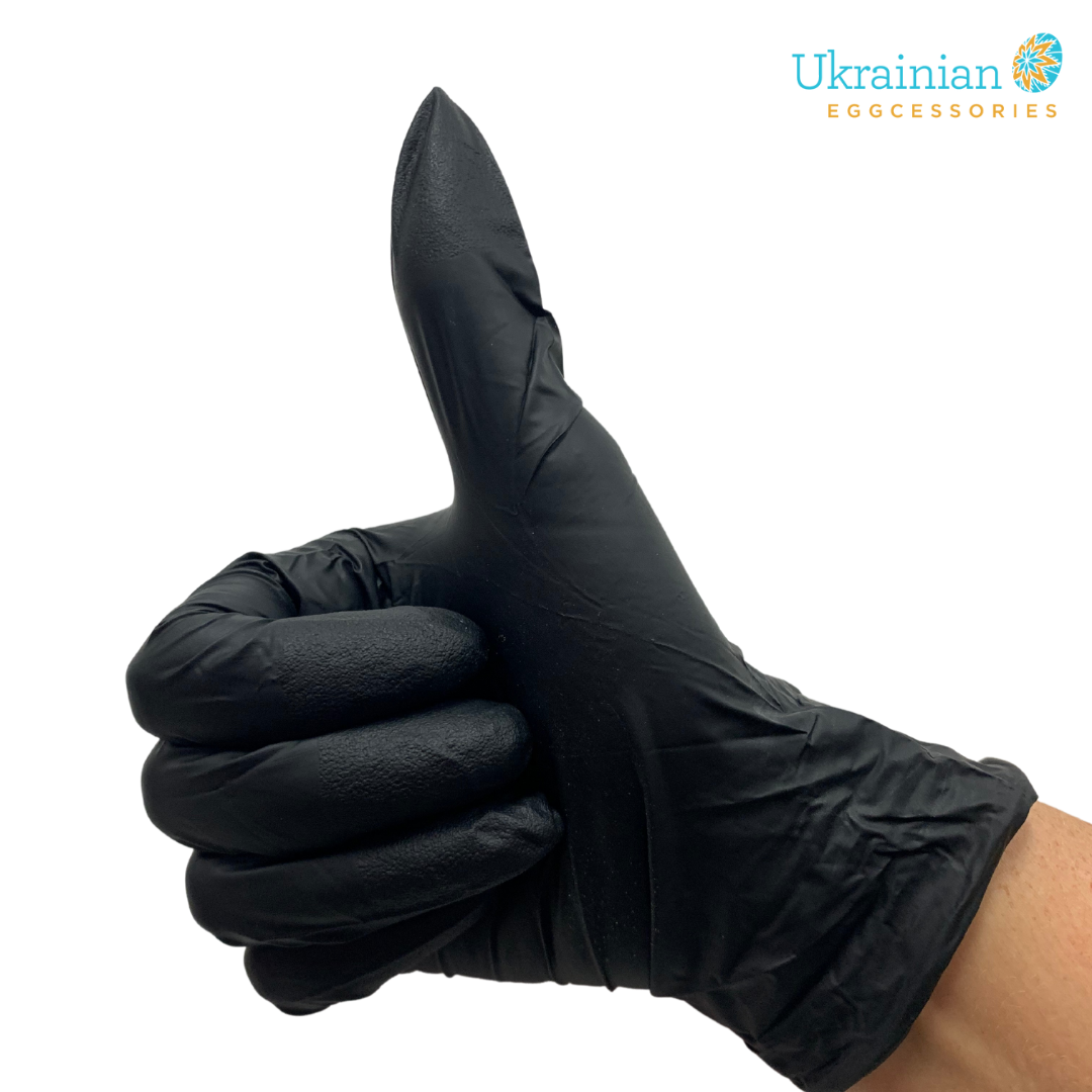 CRAFTSMAN Small/Medium Black Nitrile Dipped Hmpe Gloves, (1-Pair) in the  Work Gloves department at