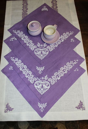Purple Table Set