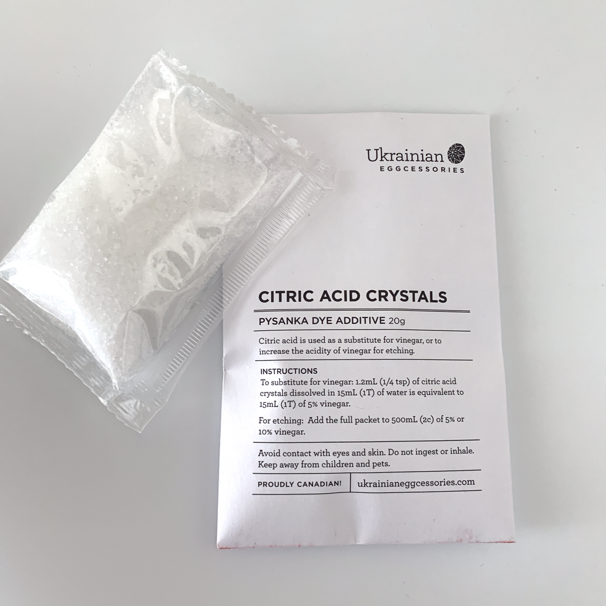 Citric Acid Crystals - 20g
