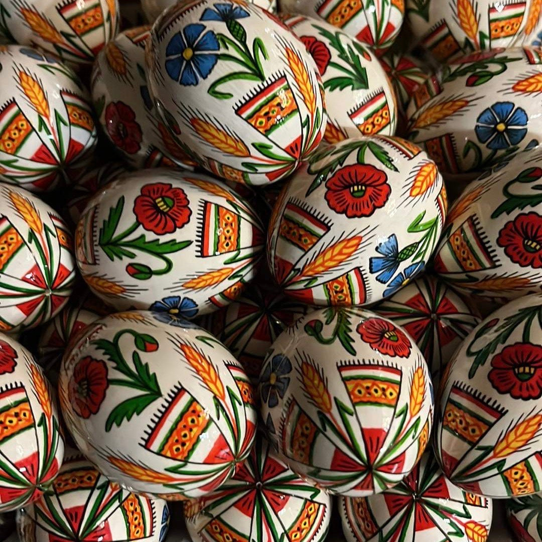 641 Ukrainian Handpainted Wooden Eggs