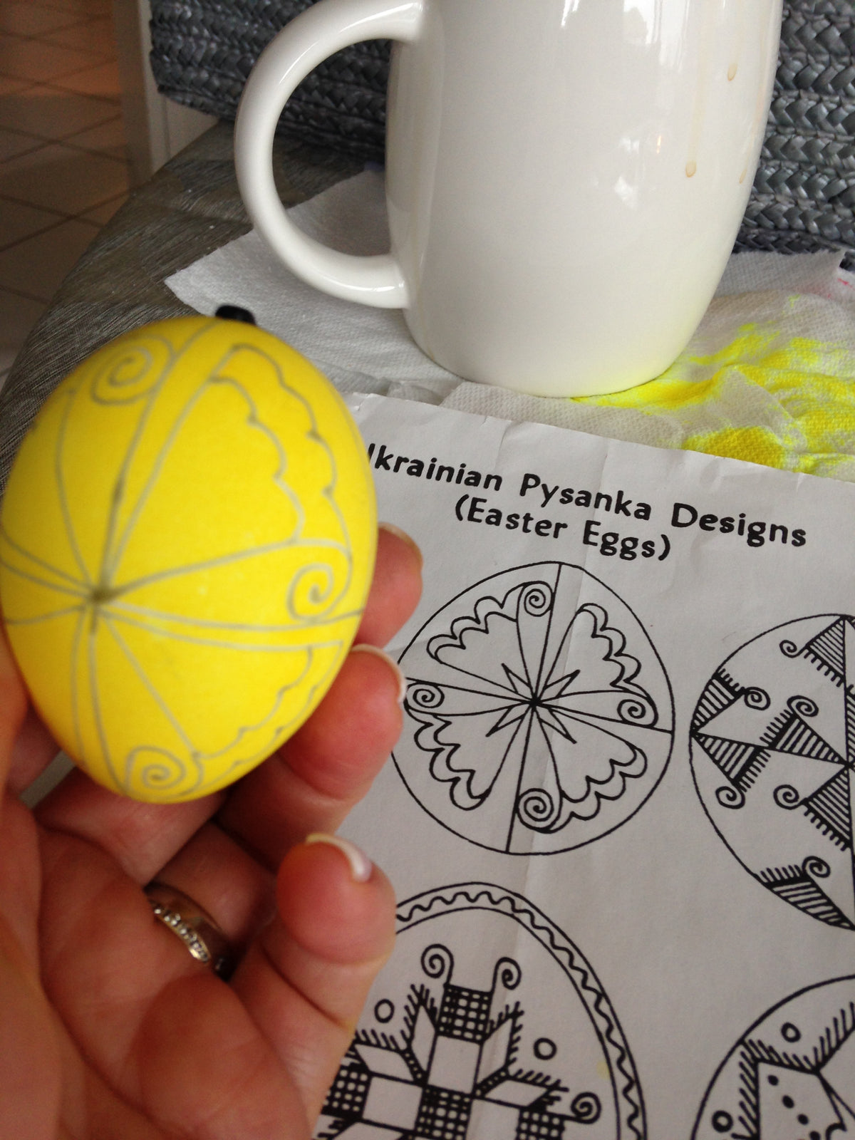 #01 Canola Yellow Pysanka Dye