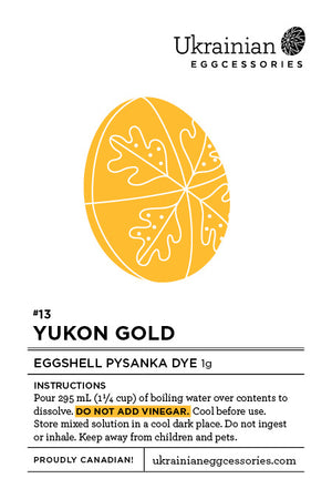 #13 Yukon Gold Pysanka Dye