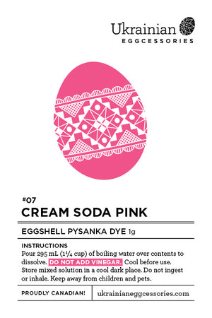 #07 Cream Soda Pink Pysanka Dye
