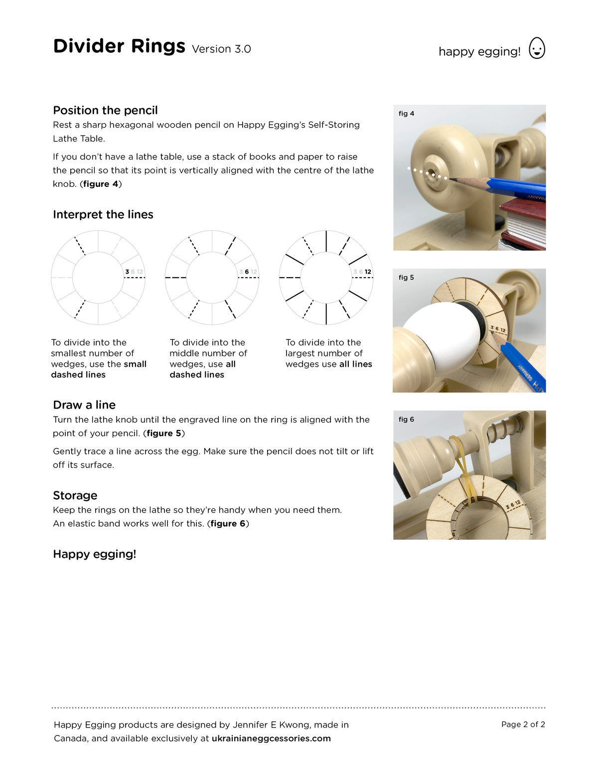 Happy Egging Divider Rings