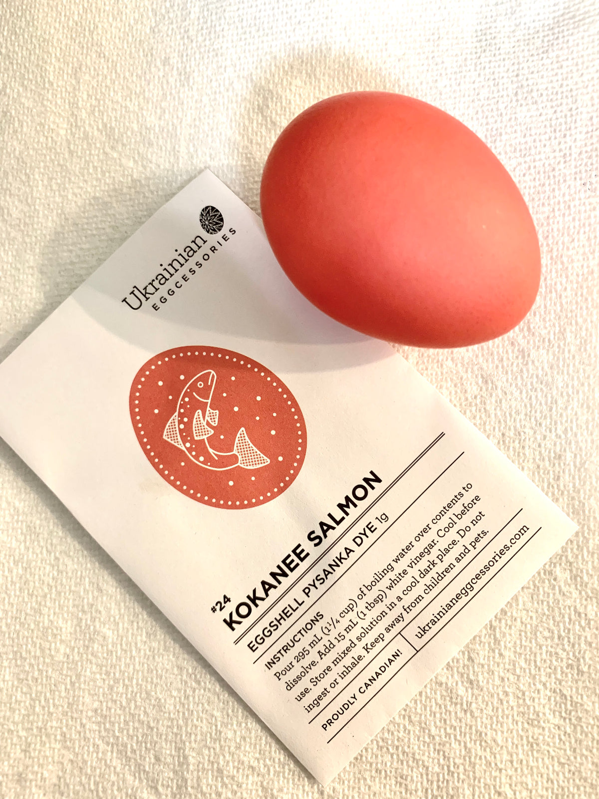 #24 Kokanee Salmon Pysanka Dye