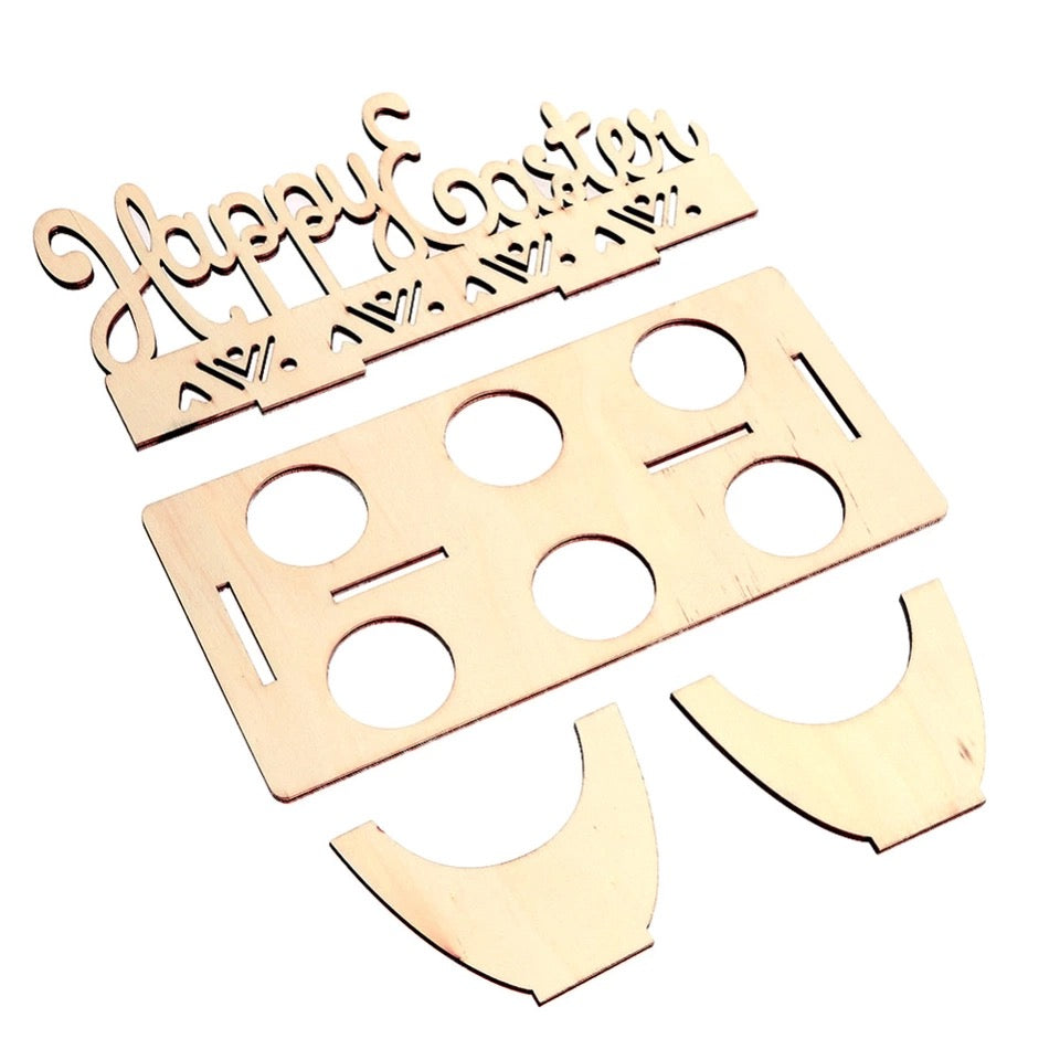 Egg Stand- 6-Egg "Happy Easter" Pysanky Stand