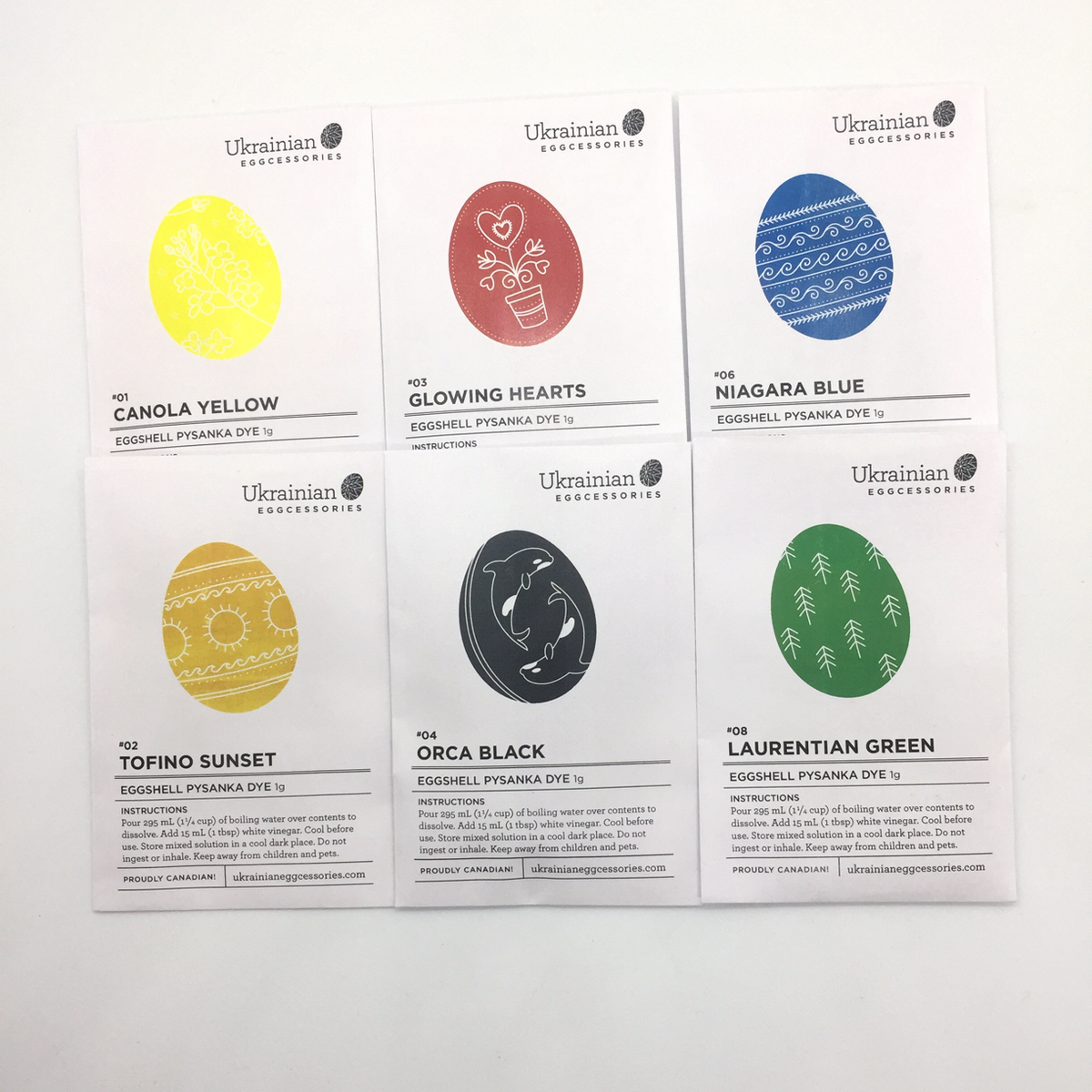 Dye Kits - 6-Colour Egg Dye Kit